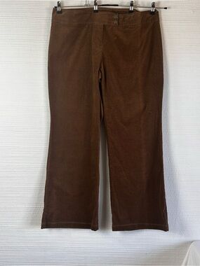 Vintage Talent USA Brown Corduroy Wide-Leg Pants 3XL 90s Academia Y2K